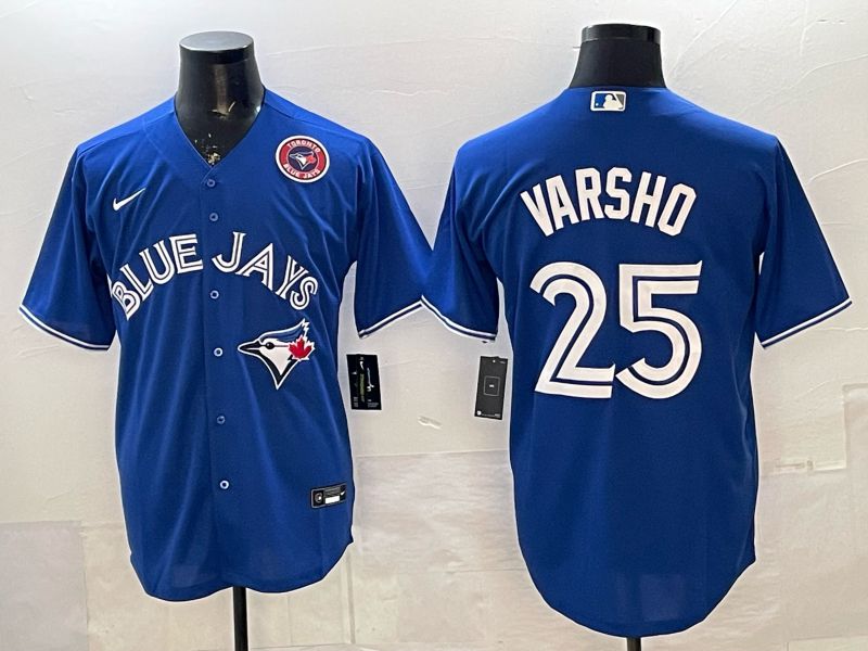 Men Toronto Blue Jays #25 Varsho Blue 2026 Nike Game MLB Jersey 004->toronto blue jays->MLB Jersey